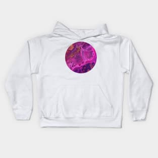 Pink Passion / Acrylic Pouring Kids Hoodie